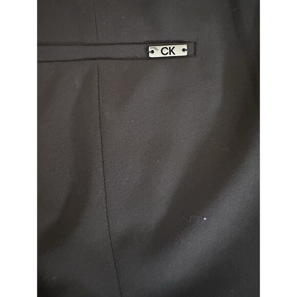 Calvin Klein Women's Mid Rise Cropped Slim Fit Ankle Length Pants Black 4 - Picture 9 of 9
